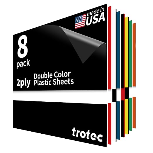Trotec TroLase | 12"x12"x1/16, Guillotine | Made in USA by TrotecEngravingSupplies