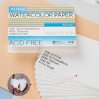 MEEDEN Watercolor Paper Block, 100% Cotton Watercolor Paper Pad of 20 Sheets - Image 2