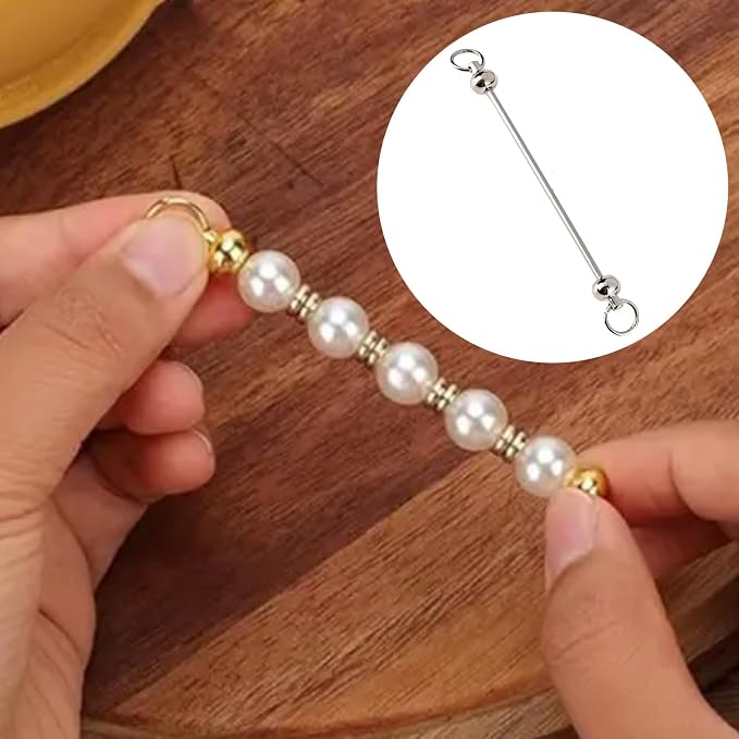 20 pcs Beadable Keychain Bar, DIY Blank Keychain Bar Detachable Key Chain - Image 6