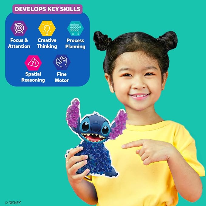 Skillmatics Poke-in Art – Lilo & Stitch, Mess-Free Fun, DIY Wood Craft Kit | - Image 6