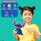 Skillmatics Poke-in Art – Lilo & Stitch, Mess-Free Fun, DIY Wood Craft Kit | - Image 6