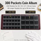Coin Collection Supplies Holder Book - Image 2