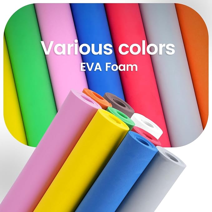 Do²ping Gray Eva Foam Sheets Roll, 3mm EVA Craft Foam 49''x13.9'' High Density - Image 6