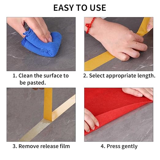 Double Sided Fabric Tape Heavy Duty, Double Stick Carpet Tape Fabric Tape | - Image 7
