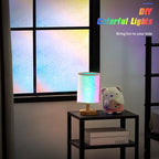 Coavas Rainbow Window Privacy Film, Frosted Glass Static Cling, Decorative - Image 6
