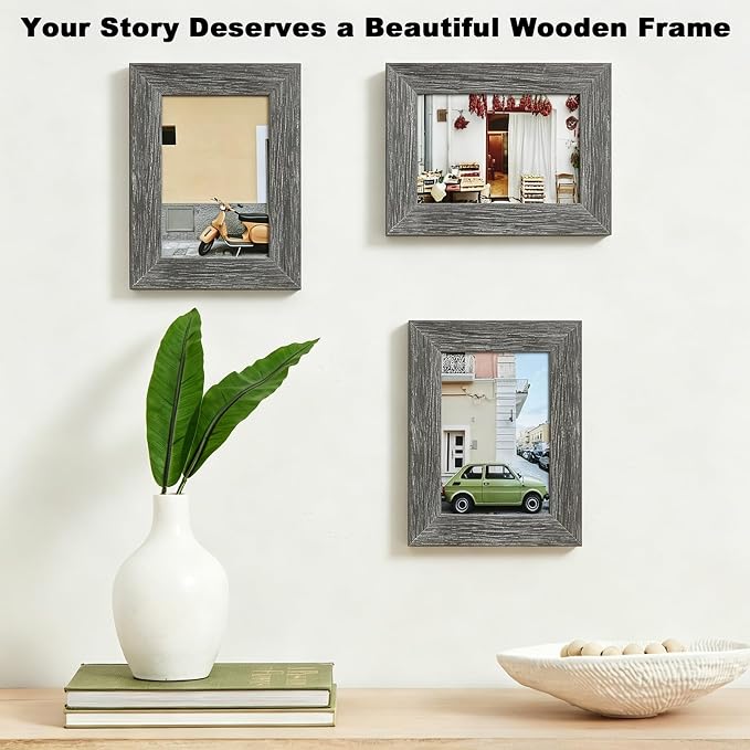 RPJC 3.5x5 inch Picture Frame Made of Solid Wood High Definition Glass - Image 4