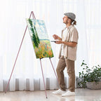 Easel Stand for Display, Aredy 63" Portable Painting Easel, Lightweight Metal - Image 9