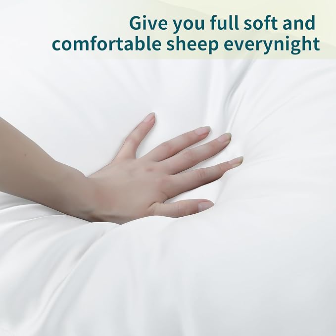 4-Pack Bamboo Viscose Zippered Pillow Cases King Size, 400 Thread Count Cooling - Image 4
