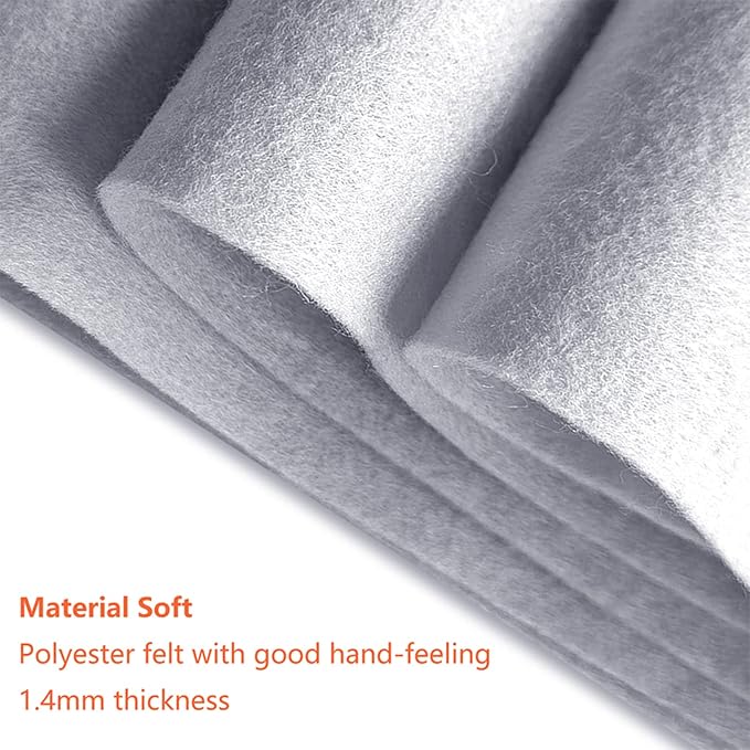 Jtnohx Craft Felt, 1 Square Yard Felt Fabric, 1.4mm Thickness Felt Sheets - Image 7