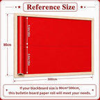 Red Bulletin Board Roll Non-Woven Fabric Poster 16in X 20ft | Back to School - Image 3