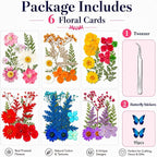 155 pcs Dried Flowers for Resin, Natural Flowers and Leaves Kit - Image 4