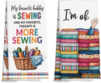 Quilters Gifts Kitchen Towels, Sewing Quilting Lovers Gifts Kitchen Towels by Unknown