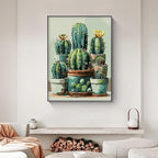 Yezavesu Cactus Framed Paint by Numbers Kit - Image 6