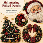 DIY Christmas Pearl Diamond Art Painting Kit, Cute Santa Elk Christmas Pearl - Image 6
