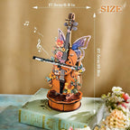 3D Wooden Puzzles for Adults, Cello Music Box - Image 5