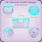 TERGOO 11in Mutipurpose Storage Box Organizer - Image 3