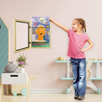 Kids Art Frames, 8.5x11 Front Opening Kids Artwork Frames Changeable, Holds 50 - Image 7