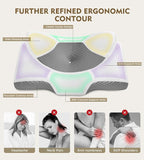 Osteo Cervical Pillow for Neck Pain Relief, Hollow Design Odorless Memory Foam - Image 3