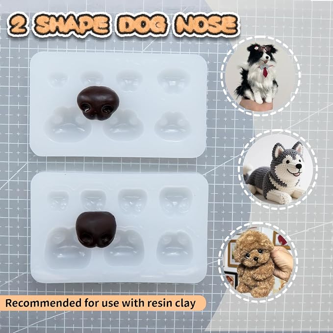 Nuvretk 7 Cute Silicone Molds for Needle Felting - Image 7