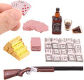 1 Set 1:12 Scale Miniature Doll Accessories Tiny Money Bills Playing Card by Unknown
