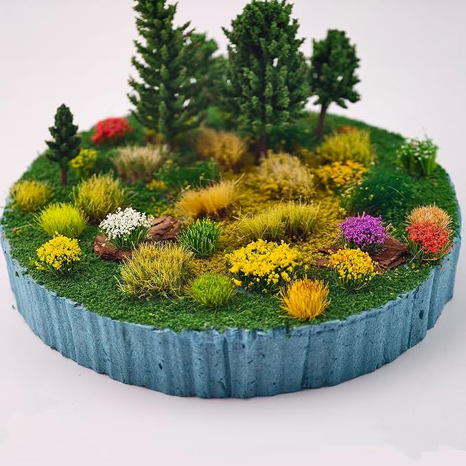 140Pcs DIY Miniature Colorful Flower Cluster Self Adhesive Flower Vegetation - Image 4