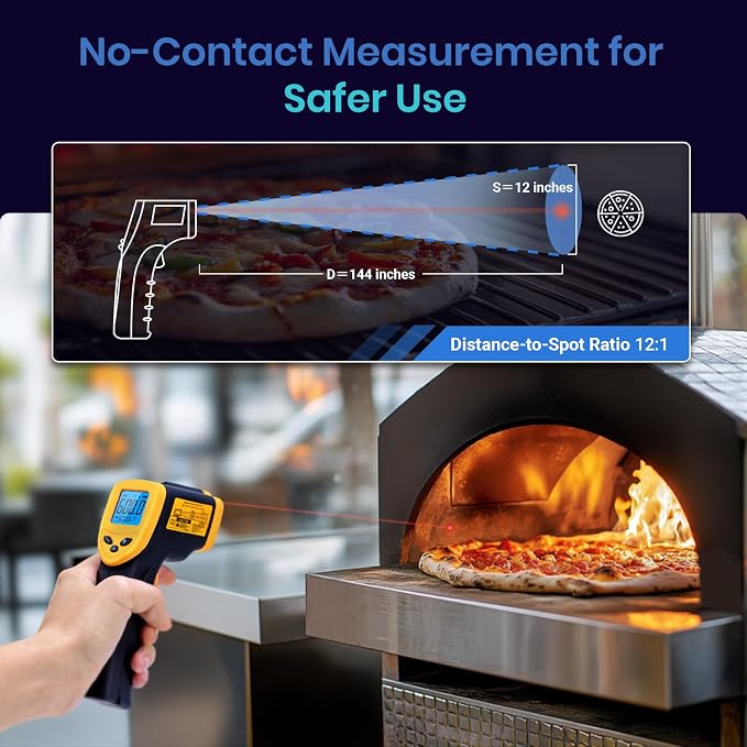 Etekcity Infrared Thermometer Laser Temperature Gun, -58°F~1130°F | Cooking - Image 6