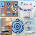 Ymapinc 10Pcs Blue Felt Fabric Sheets, 8x12 Inch | Soft Craft Material - Image 5