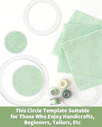 6 PCS Circle Quilting Acrylic Template Set - Image 6