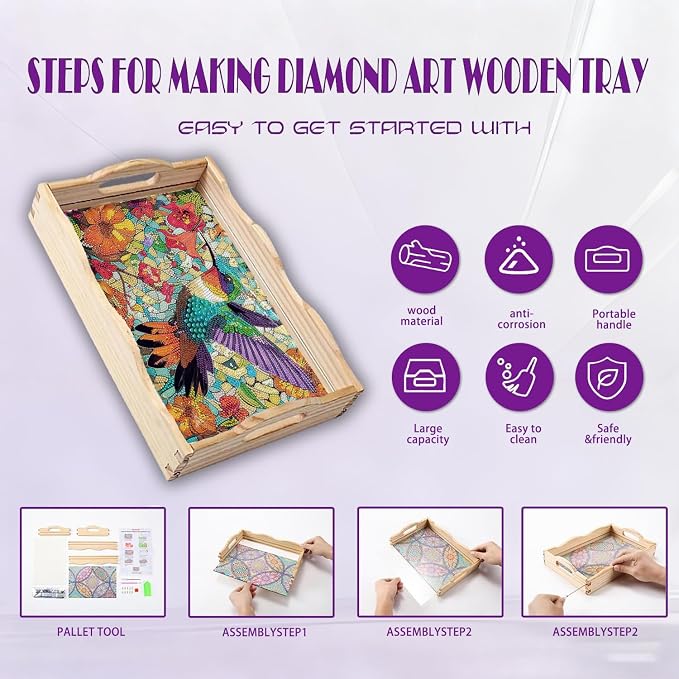 EWJRNSF 5D Diamond Painting Flowers Diamond Art Kits - Image 3
