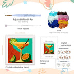 SDOYUNO Punch Needle Kit with Frame - Image 2