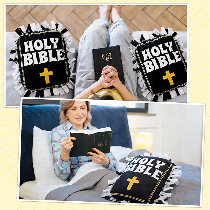 Chunful 6 Sets Holy Bible Fleece Tied Pillow Craft Kits 2026 VBS Crafts DIY - Image 5