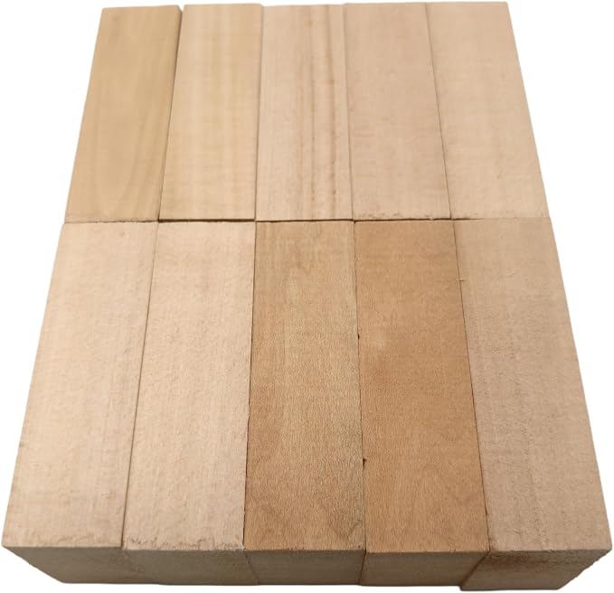 10PCS Basswood Carving Blocks, Whittling Wood Carving Kit, Unfinished Wooden - Image 6