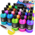 ARTME Iridescent Acrylic Paint Set, 20 Chameleon Colors in 8.45 oz/250ml Bottles by ARTME