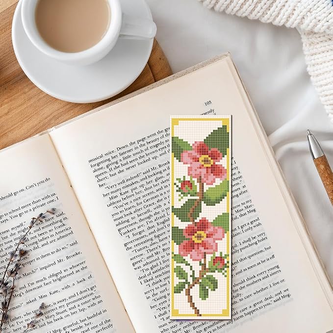 FREEBLOSS 6 Set Bookmark Cross Stitch Kits Stitch Bookmark Cross Stitch Kits - Image 7