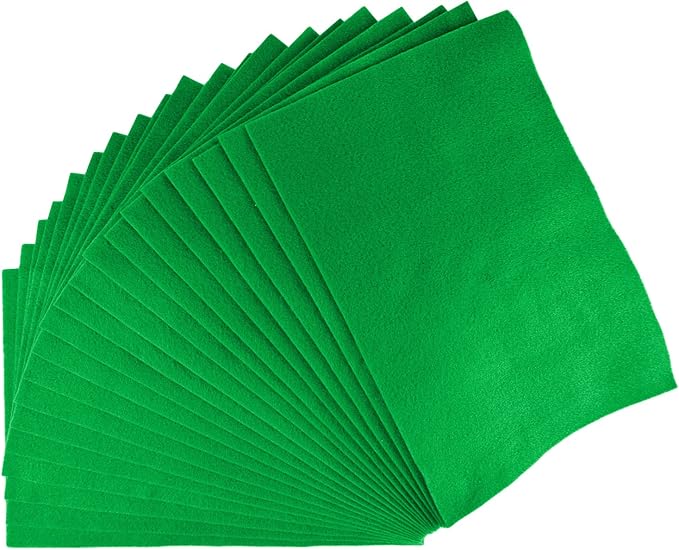 Jtnohx Color Felt, Soft Felt Sheets, 1.4mm Thick 8"x12" Handicraft Felt Fabrics - Image 4
