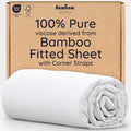Bambaw White Queen Fitted Sheet by Bambaw