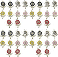 Valentine's Day Heart Charms Set, Decorative Rose and Flower Designs by Sailanzi
