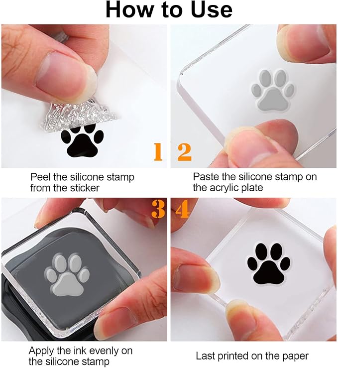 GLOBLELAND Cartton Dogs Clear Stamps - Image 7