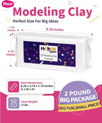 Plasticine Oil Based Modeling Clay, Non Hardening Reusable Clay, Non Toxic - Image 5