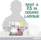 Creative Roots Mosaic Ladybug Stone, Includes 7-Inch Ceramic Stepping Stone & 6 - Image 5