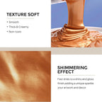 Nicpro Metallic Copper Acrylic Paint, 8.45oz/250ml Large Copper Leaf Paint | - Image 2