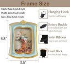 Vintage Picture Frame 2.5x3.5 Antique Ornate Photo Frame Tabletop and Wall - Image 4