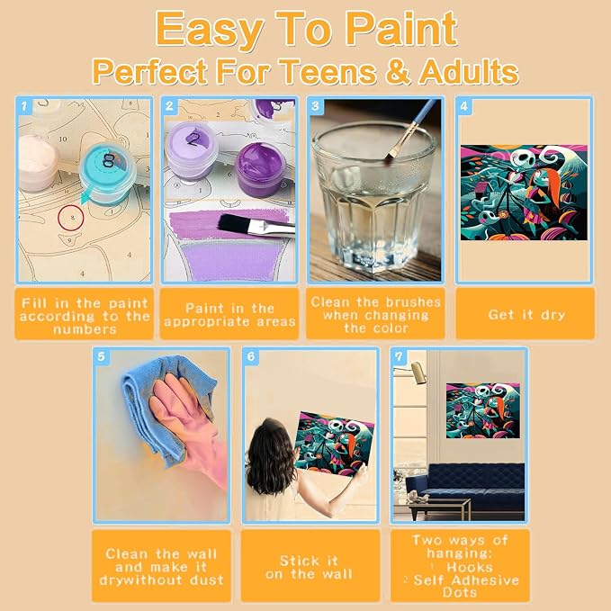 Framed Jack Paint by Numbers Kits - Image 8