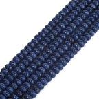 Songxi 5x8mm Natural Blue Sesame Jasper Stone Rondelle Beads, Gemstone - Image 3