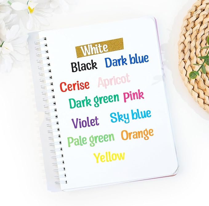 3040Pcs 20 Sheets Small Letter Number Stickers, 0.5inch Self-Adhesive Vinyl - Image 2