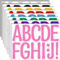 Bemeol 30 Sheets Large Letter Stickers 4 Inch Alphabet Letter Stickers Self by Bemeol