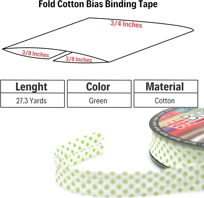 Cotton Fold Bias Binding Tape - Image 3