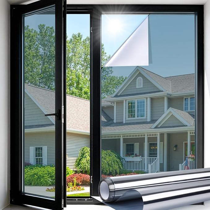 LUTE One Way Window Privacy Film, Window Tint, 35.4" x 157.4" | Sun Blocking UV by LUTE