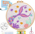 TCDZMYGS Punch Needle Kits, Cute Fish Tail Punch Needle Kits by TCDZMYGS