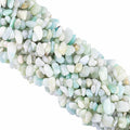 260pcs Natural Amazonite Crystal Beads Chips 5mm to 8mm Irregular Gemstone Beads by Ouubuuy